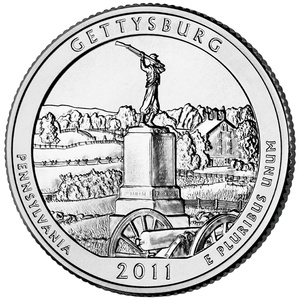 2011 Quarter - P - Gettysburg reverse